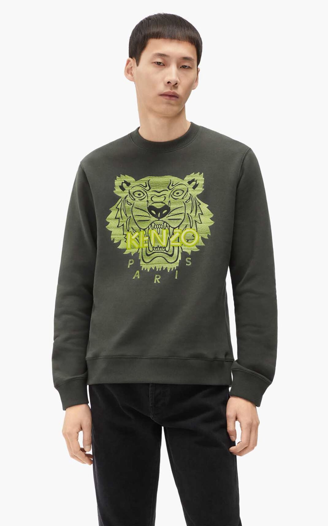 Kenzo Tiger Sweatshirt Herr | 81370-NCYX